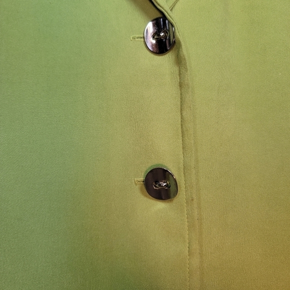 Farouche vintage dress with matching blazer. Bright green. Size 8. - Picture 4 of 14